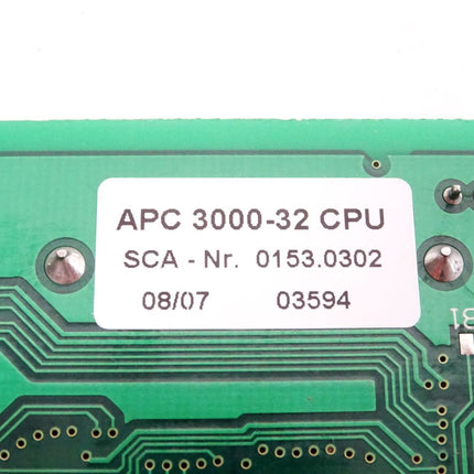 SCA Schucker APC3000-32 CPU / 0153.0302