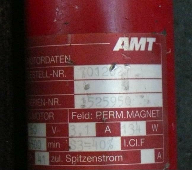 AMT Permanent Magnet Motor Einbauschrauber / 7012027 /  ZKDW 50
