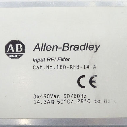 Allen Bradley 160-RFB-14-A Input PFI Filter
