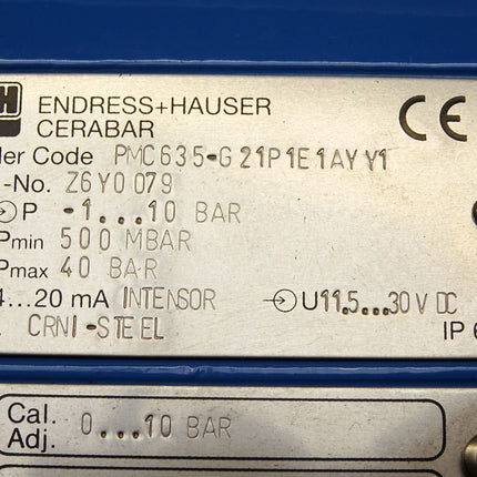 Endress+Hauser cerabar PMC635-G21P1E1AYY1 - Maranos.de