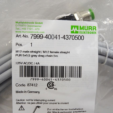 Murr Elektronik Kabel 7999-40041-4370500 / Neu OVP - Maranos.de