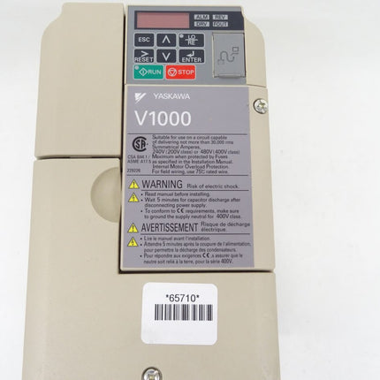 Yaskawa V1000 CIMR-VUBA0006EAB Frequenzumrichter 200V / 1 Phase / 6A / 5A