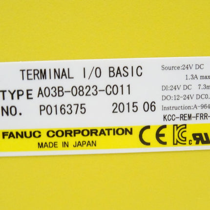 Fanuc A03B-0823-C011 Terminal I/0 Basic Modul  A03B-0823-CO11 - NEU