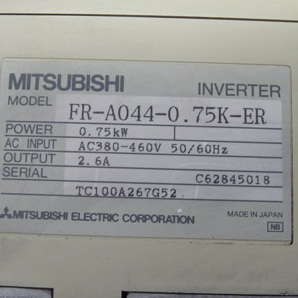 Mitsubushi FR-A044-0.75K-ER Fredrol-A044 / FR-A044-0.4K-ER Frequenzumrichter