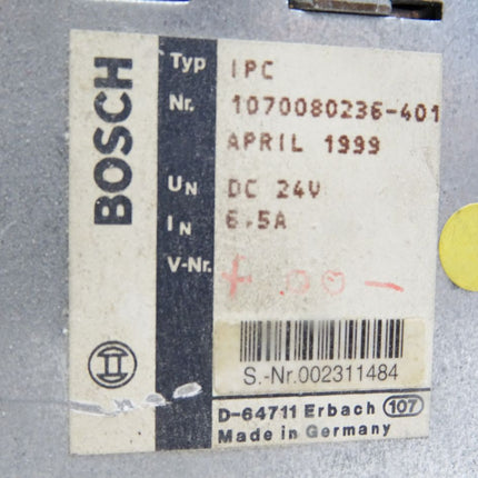 Bosch 1070074077-101 IPC300 1070080236-401 24V 6.5A