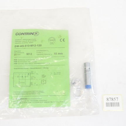 Contrinex DW-AS-513-M12-120 Induktiver Sensor 10mm / Neu OVP