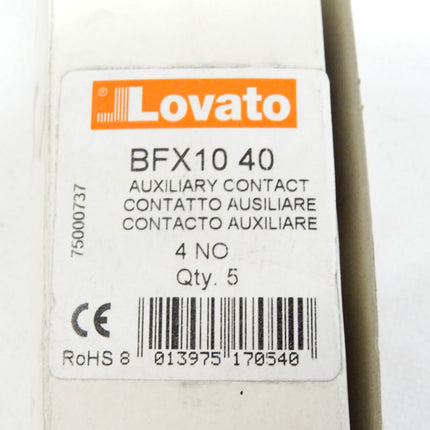 Lovato BFX10 40 / Inhalt : 5 Stück / Neu OVP