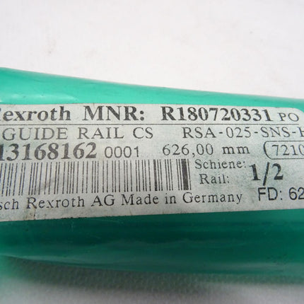 Bosch Rexroth AG R180720331 Führungsschiene GR. 25 L=626 Klasse H,DST 225782 / NEU-OVP