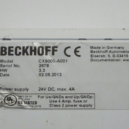 Beckhoff CX9000-A001 Compact Flash Modul 24VDC PLC-Modul