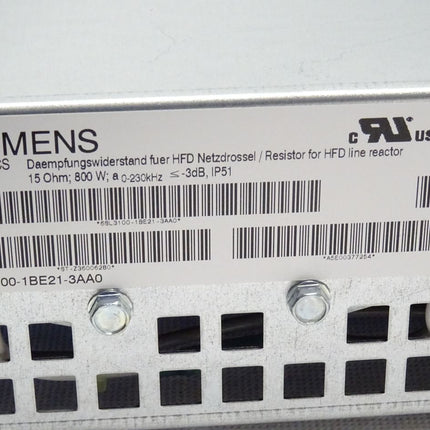 Siemens 6SL3100-1BE21-3AA0 HFD-Widerstand 800W 6SL3 100-1BE21-3AA0 neu-OVP