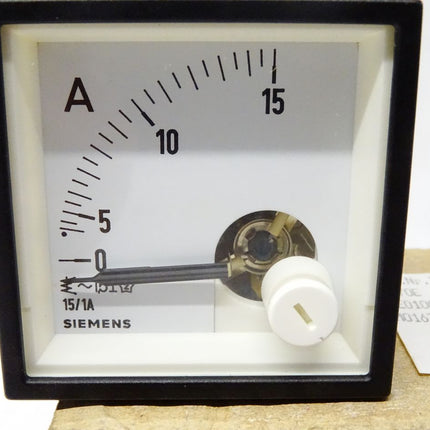 Siemens Amperemeter 15/1A