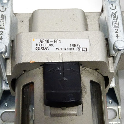 SMC ISE70-F02-65 + AF40-F04 + Handabsperrventil VHS40-F04