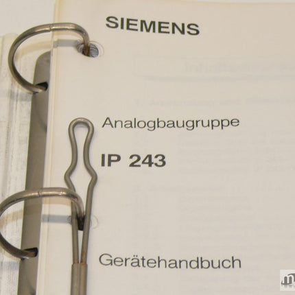 Siemens Simatic Gerätehandbuch IP 243 6ES5998-0KF11  / 6ES5 998-0KF11