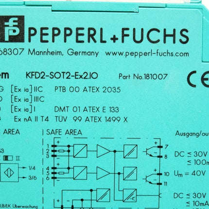 Pepperl+Fuchs 181007 Schaltverstärker KFD2-SOT2-Ex2.IO - Maranos.de
