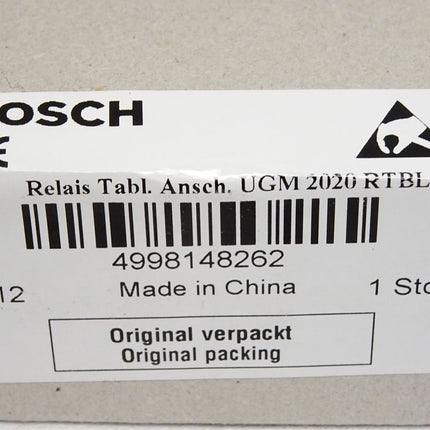 Bosch Relais UGM 2020 RTBL  4.998.148.262 / 4998148262 / Neu OVP - Maranos.de