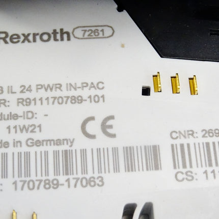 Rexroth R911170789-101 R-IB IL 24 PWR IN-PAC / Neu