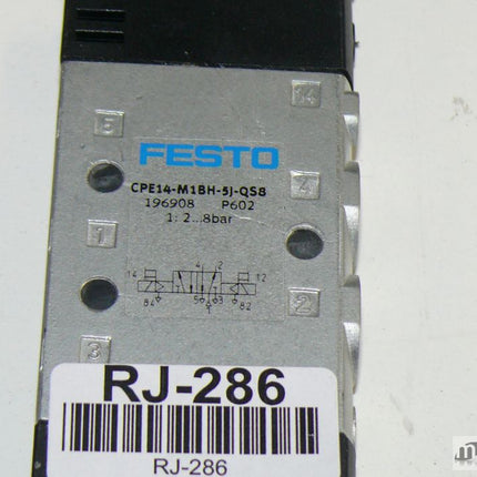 Festo CPE14-M1BH-5J-QS8 Magnetventil 196908 P602