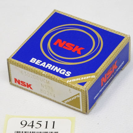 NSK Bearings Rillenkugellager 6302DDUCM 6302-DDU-CM / Neu OVP