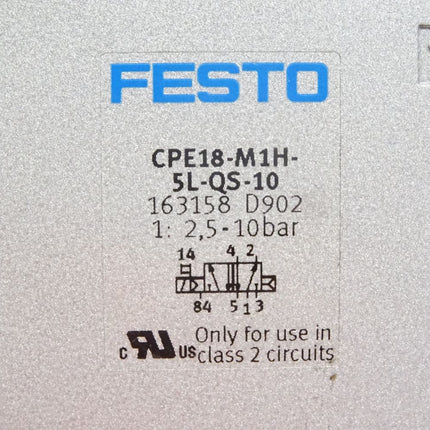 Festo CPE18-M1H-5L-QS-10 / 163158 / Neu
