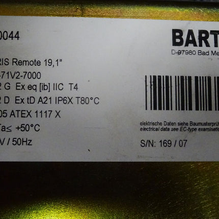 Bartec polaris Panel Remote 19.1" 17-71V2-7000 - Maranos.de