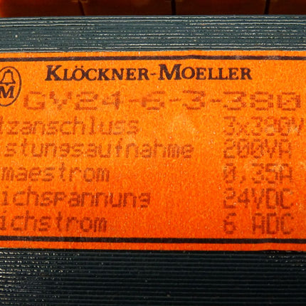 Klöckner Moeller GV24-6-3-380 Trafo Transormator - Maranos.de