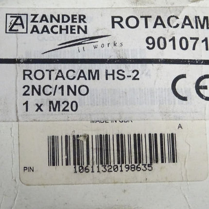 Zander AAchen Rotacam HS-2 / 901071 / 2NC/1NO NEU-OVP