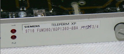 Siemens Teleperm XP Baugruppe FUM360 / 6DP1360-8BA / 6DP13608BA / 9729
