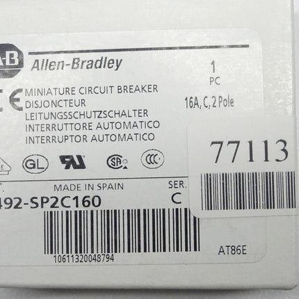 Allen-Bradley 1492-SP2C160 / 1492-SP NEU-OVP