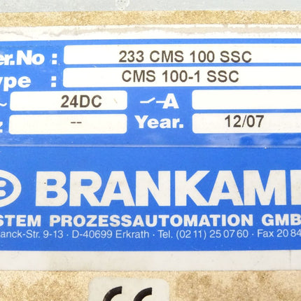 Brankamp System Prozessautomation CMS100-1SSC CMS100-1SS C - Maranos.de