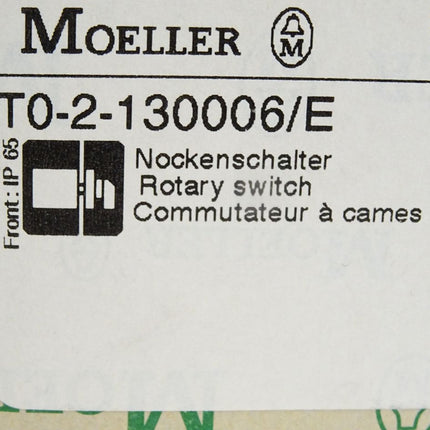 Moeller T0-2-130006/E Nockenschalter / Neu OVP - Maranos.de