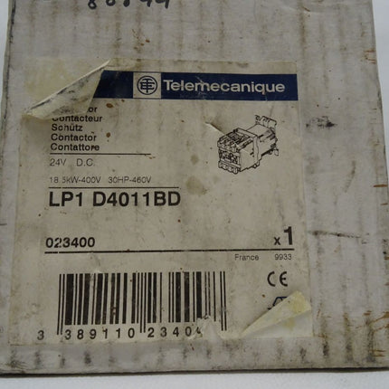 Telemecanique LP1D4011BD Contactor LP1 D4011BD Schütz 18,5kW NEU-OVP