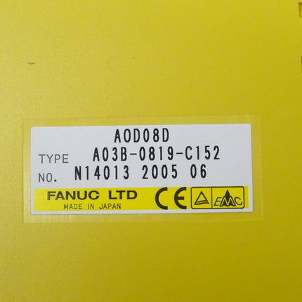 Fanuc AOD08D digitale Ausgabeeinheit A03B-0819-C152 // N14013 2005 06 NEU