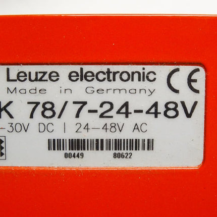 Leuze electronic Reflexionslichtschranke RK78/7-24-48V 50000449 / Neu OVP - Maranos.de