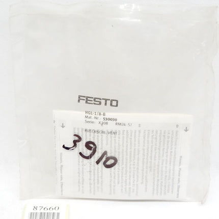 Festo Rückschlagventil HGL-1/8-B / 530030 / Neu OVP