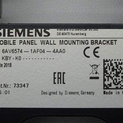 Siemens 6AV6574-1AF04-4AA0 Wandhalterung 6AV6 574-1AF04-4AA0 neu-OVP