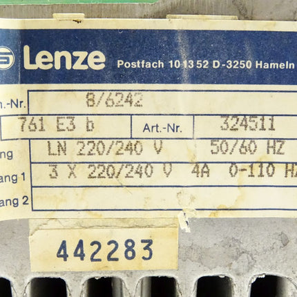 Lenze AC760 / 761E3b / 324511 / Frequenzumrichter
