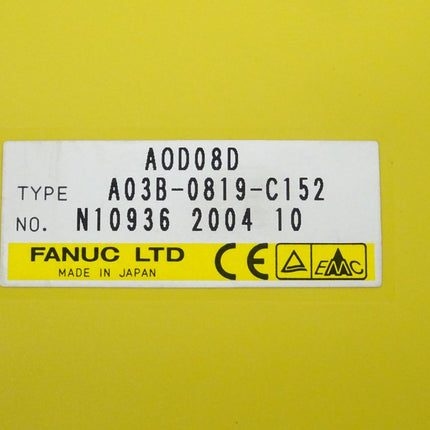 Fanuc A03B-0819-C152 Output Module AOD08D N10936 2004-10