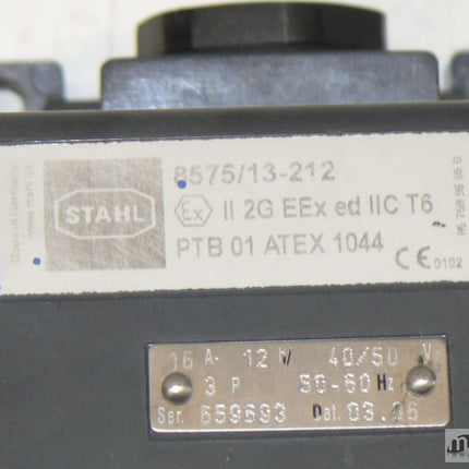 Stahl 8575/13-212 II 2G EEx ed IIC T6 PTB01 ATEX 1044 | Maranos GmbH