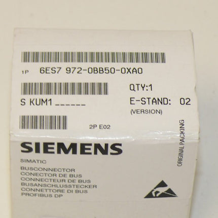 NEU- versiegelt Siemens Simatic  6ES7972-0BB050-0AX / 6ES7 972-0BB050-0AX