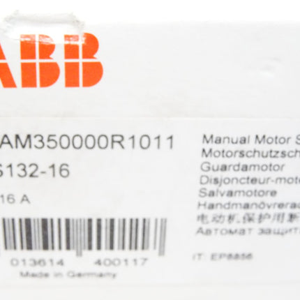 ABB Motorschutzschalter 1SAM350000R1011 / MS132-16 / Neu OVP