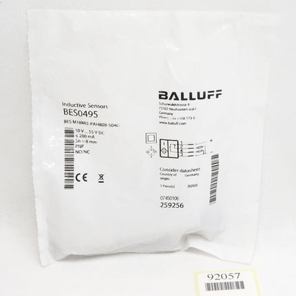 Balluff Inductive Sensor BES0495 BES M18MI2-PAH80B-S04G / Neu OVP