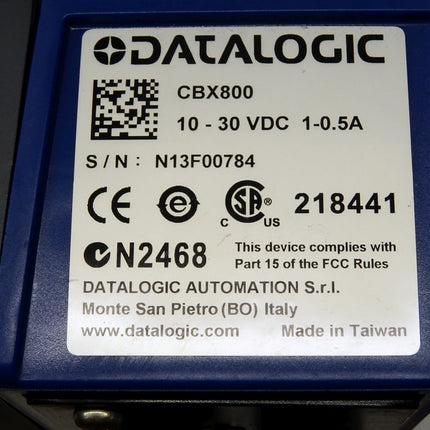 Datalogic CBX800 / 10-30 VDC 1-0.5 A