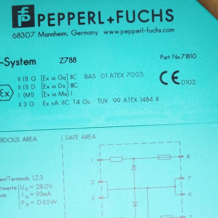 Pepperl+Fuchs Z-System Z788 / 71810 / Neu OVP