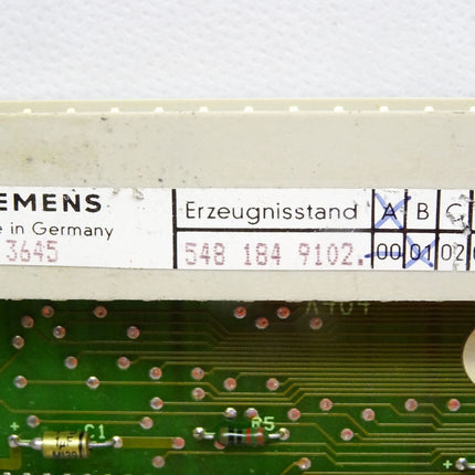 Siemens 6FX1118-4AB01 5481849102.01 E:A