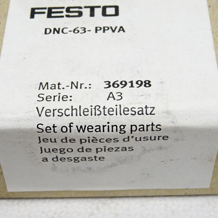 Festo Verschleißteile 369198 DNC-63-PPVA / Neu OVP - Maranos.de