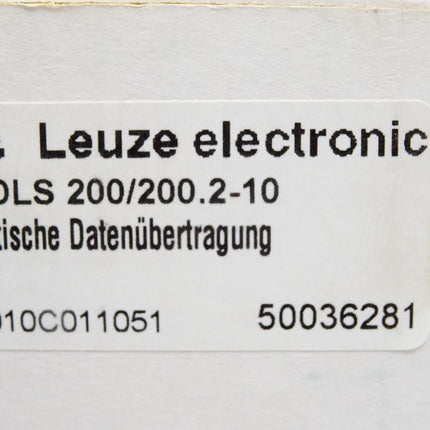 Leuze electronic DDLS200/200.2-10 50036281 Optische Datenübertragung / Neuwertig OVP - Maranos.de