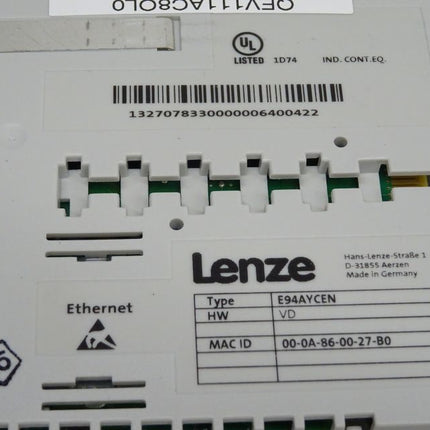 Lenze Extension Module Ethernet E94AYCEN / E94 AYCEN