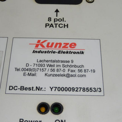 Kunze Industrie-Elektronik Remote 8,4'' TFT VGA-Display / Y700009278553/3