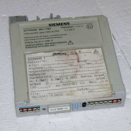 Siemens Sitrans MU-T90 / 7NG3041-4JN00 / 7NG30414JN00 / Messwandler Messumformer