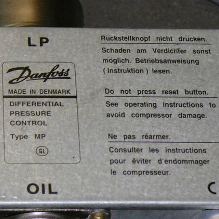 Danfoss MP Lube Oil Protection Control